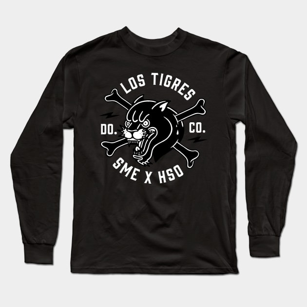 Los Tigres (b&w) Long Sleeve T-Shirt by rafamiguel